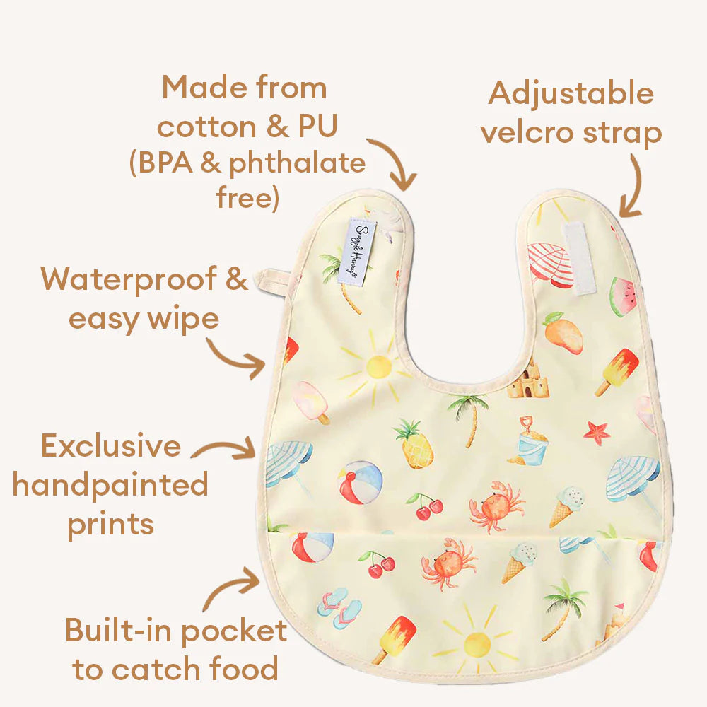 Beach Fun Snuggle Bib - Snuggly Hunny