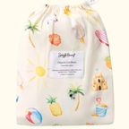 Beach Fun Organic Fitted Cot Sheet - Snuggle Hunny