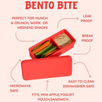 Rainbow Bento Bite Silicone Snackbox - The Zero Waste People