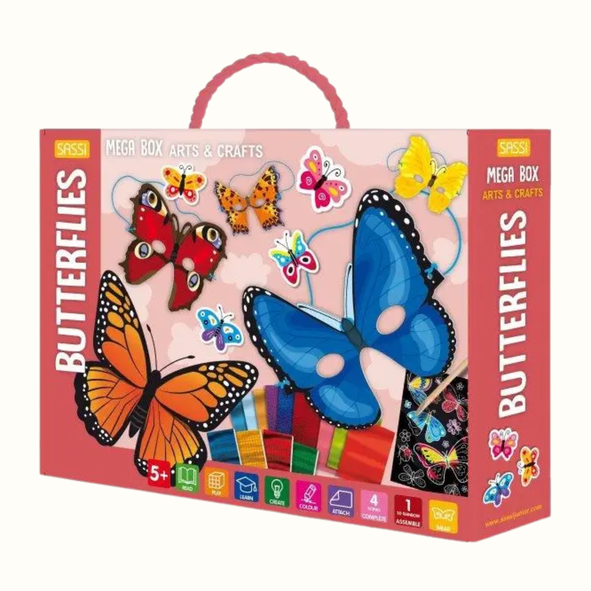 Butterflies Mega Sticker & Activity Kit - Sassi Arts & Crafts