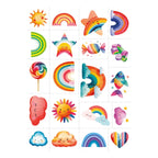 Magic Rainbow Temporary Tattoos - Sassi