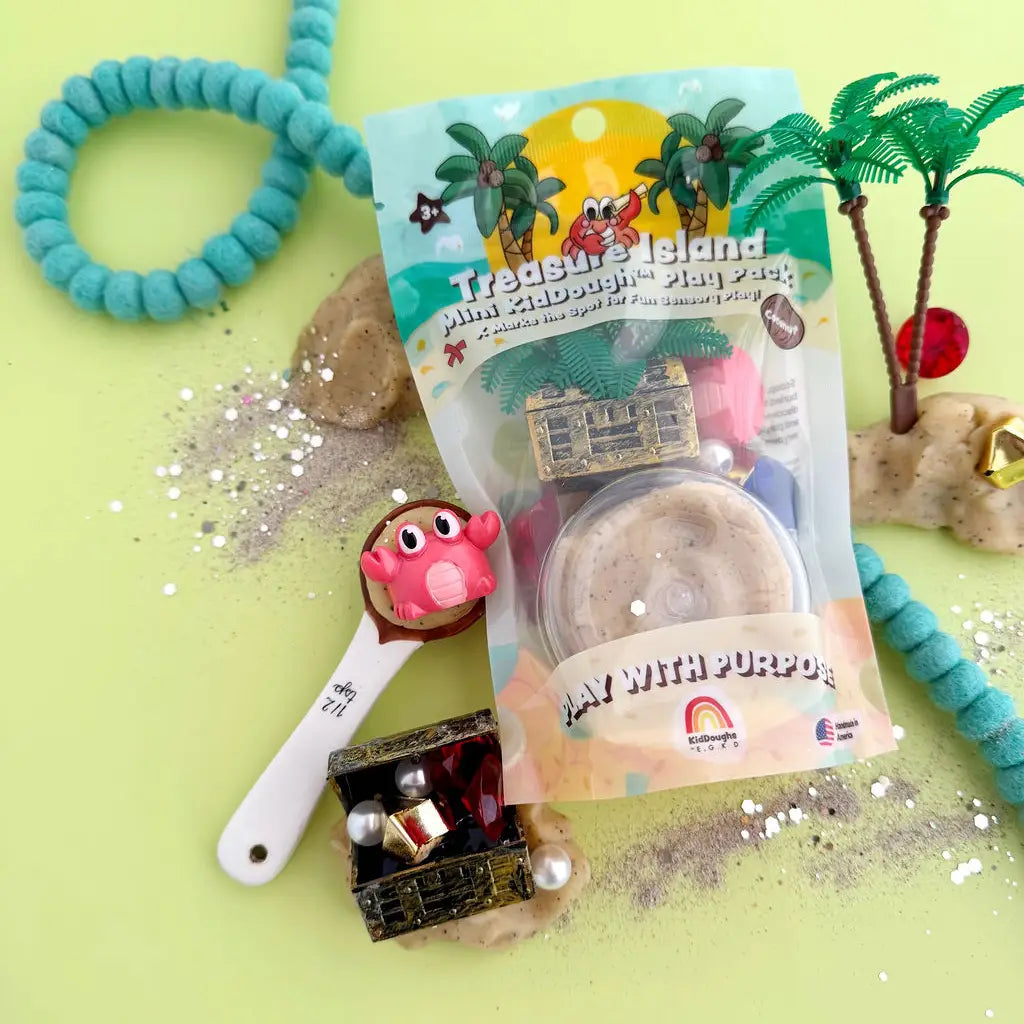 Treasure Island Mini Playdough Kit - Earth Grown KidDoughs