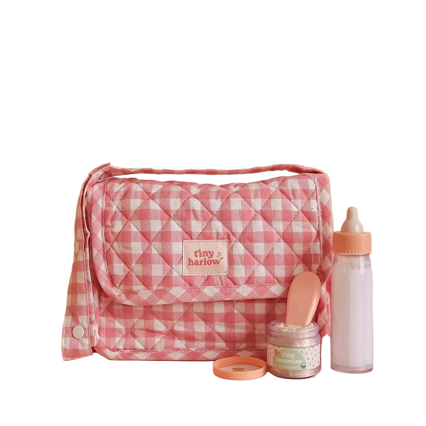 Tiny Nurturers Set | Pink Gingham