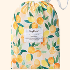 Sunny Citrus Organic Fitted Cot Sheet - Snuggle Hunny
