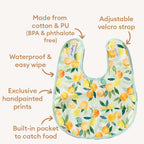 Citrus Squeeze Snuggle Bib - Snuggly Hunny