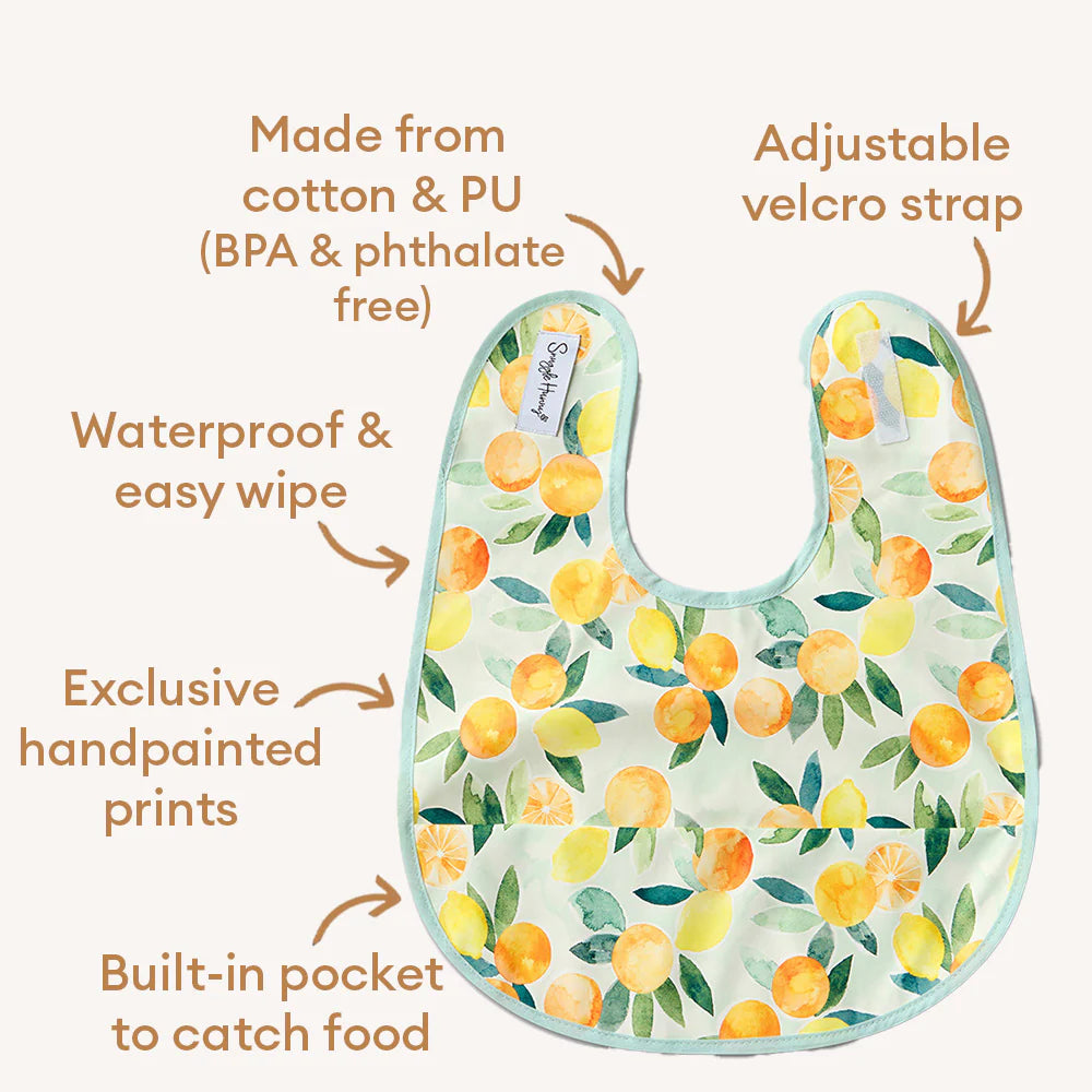 Citrus Squeeze Snuggle Bib - Snuggly Hunny