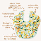 Citrus Squeeze Frill Snuggle Bib - Snuggly Hunny