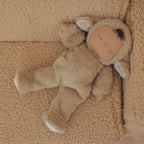 Olli Ella Cozy Dinkum lamb doll warm grey Pip plush toy
