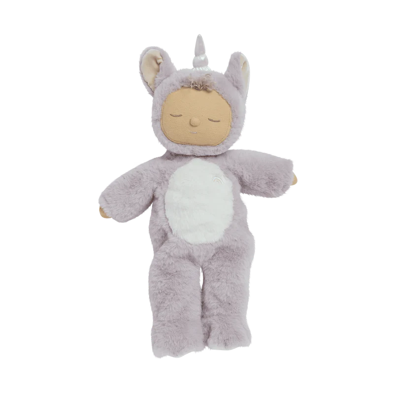 Sweetpea Lilac Unicorn Cozy Dinkum Doll - Olli Ella