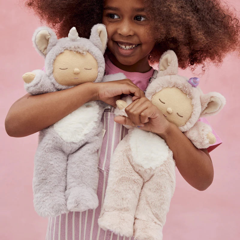 Sweetpea Lilac Unicorn Cozy Dinkum Doll - Olli Ella