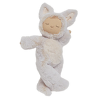 White fox baby toy plush Cozy Dinkum Olli Ella