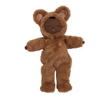 Mini Teddy Caramel Cozy Dinkum doll full view teddy bear plush