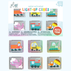 Auto Themed Limited Edition Light Up Cubes - Glo Pals