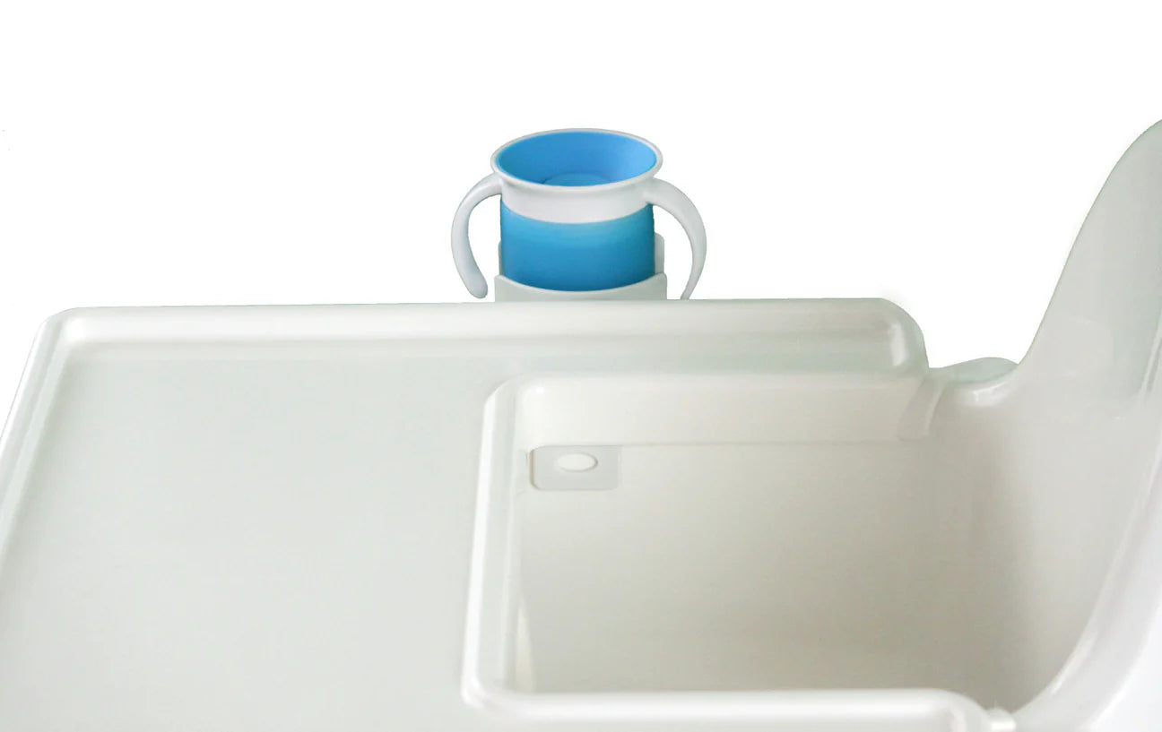 toddle way highchair cup holder accessory fitted to ikea highchair