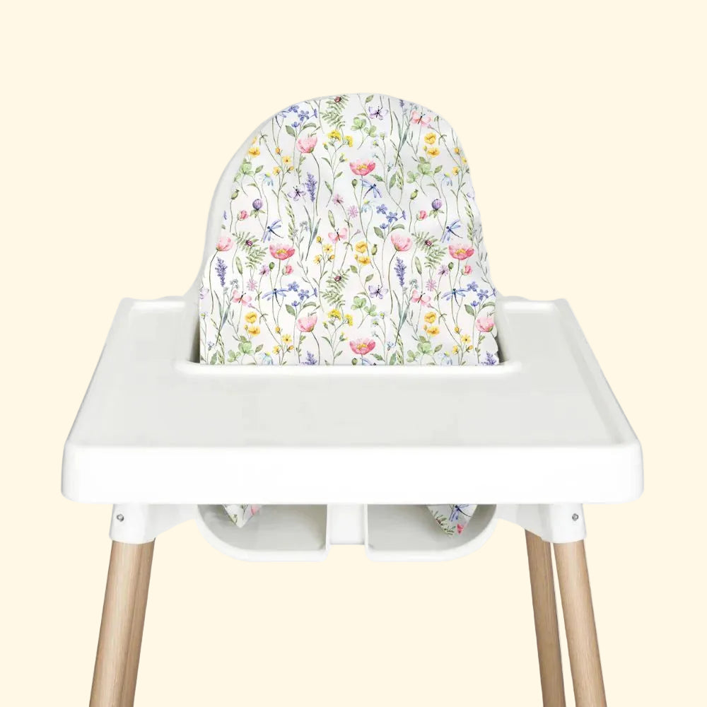 Wildflowers Highchair Cushion Cover - Nibble & Rest