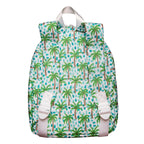 back view of toddler backpacks, perfect for on the go and have matching accessories. can also be personalised with childs name. this print is kai