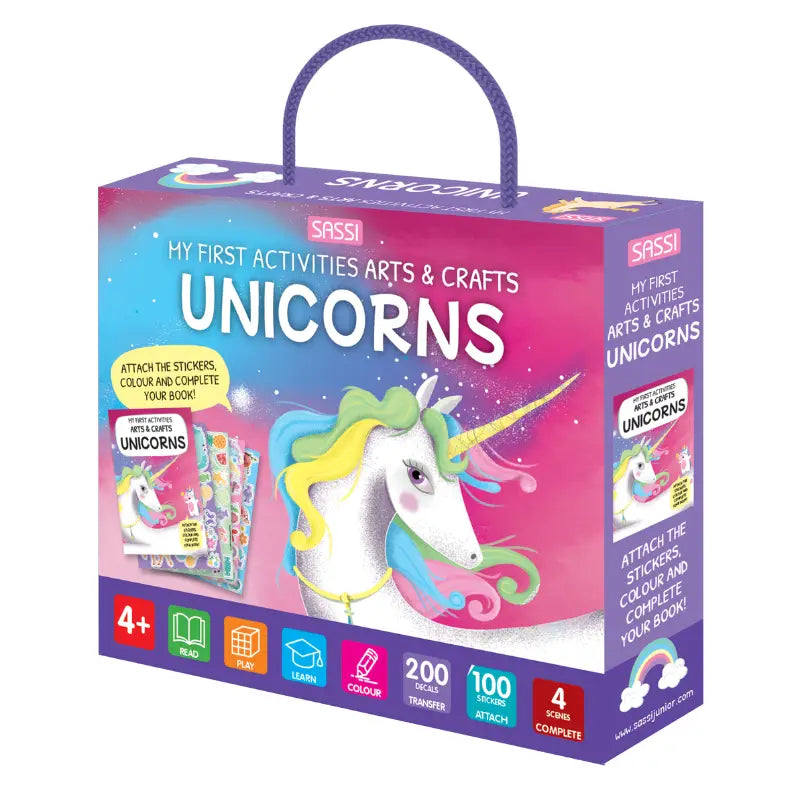 Unicorns Sticker & Activity Kit by Sassi Arts & Crafts