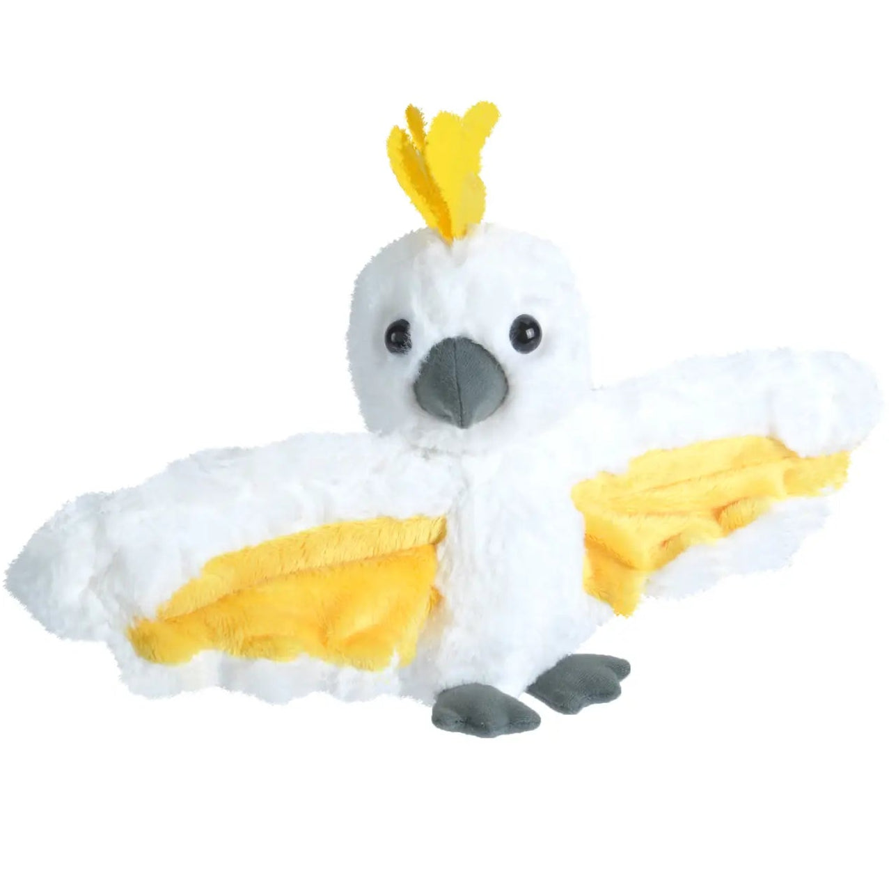 Sulphur-Crested Cockatoo Snap Band Hugger plush by Wild Republic