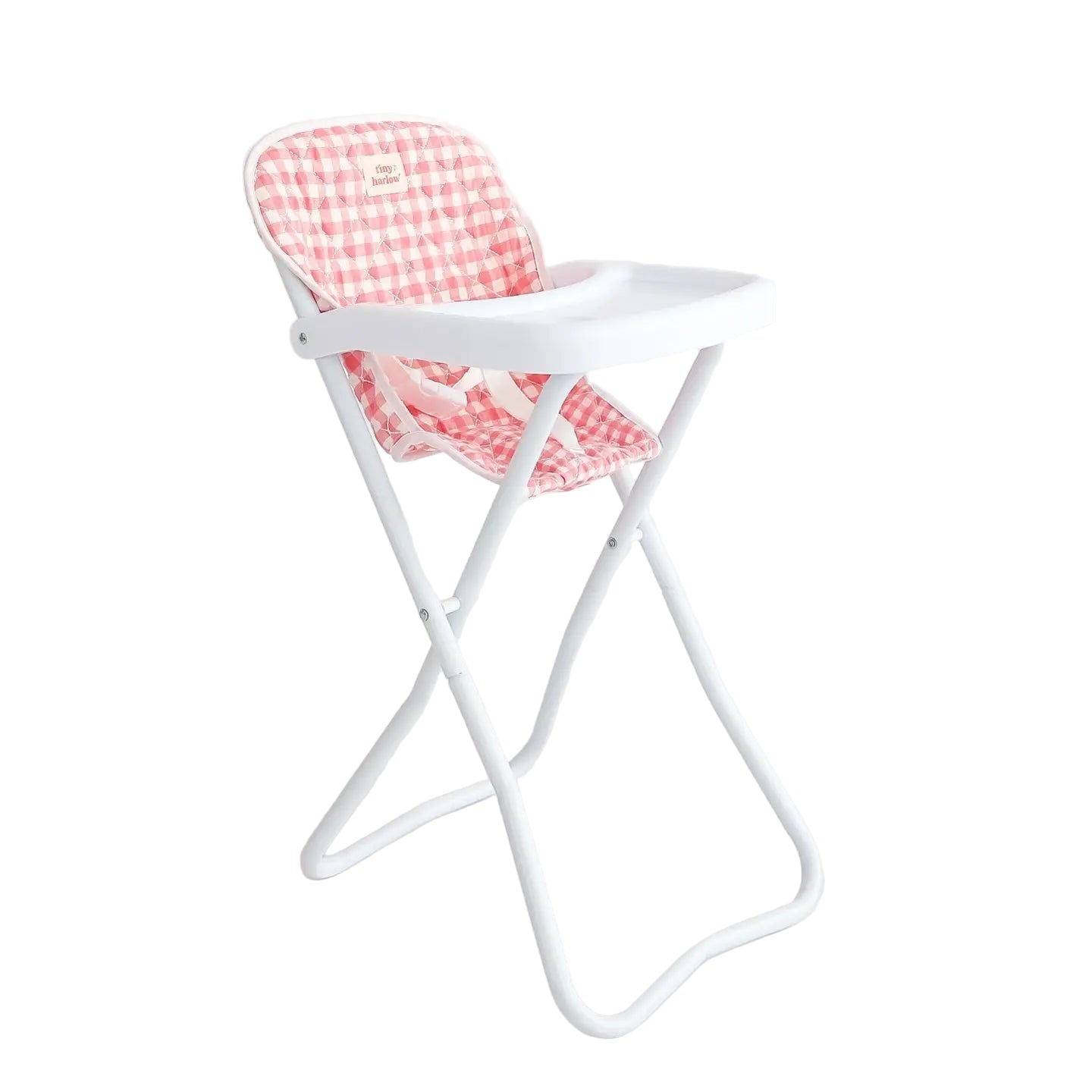 Doll Highchair | Pink Gingham
