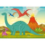 Dinosaur model building and sticker activity set