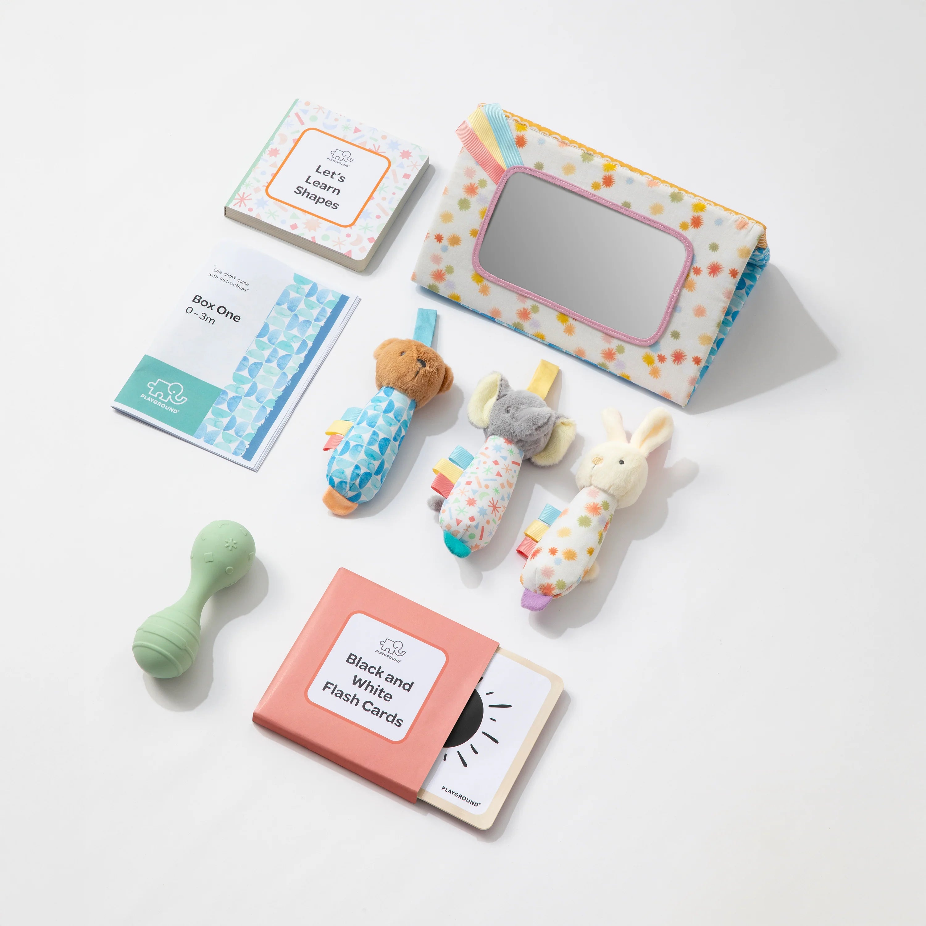 Baby activity box for newborn development