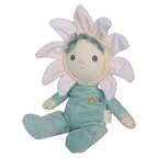 Olli Ella Lily Dinky Dinkum doll in green and white floral outfit
