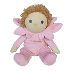 Close up of Magnolia Dinky Dinkum doll face and flower hood