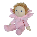 Olli Ella Magnolia Dinky Dinkum doll with flower hood pink
