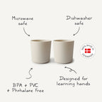 Mushie | Dinnerware Cups | 2 Pack