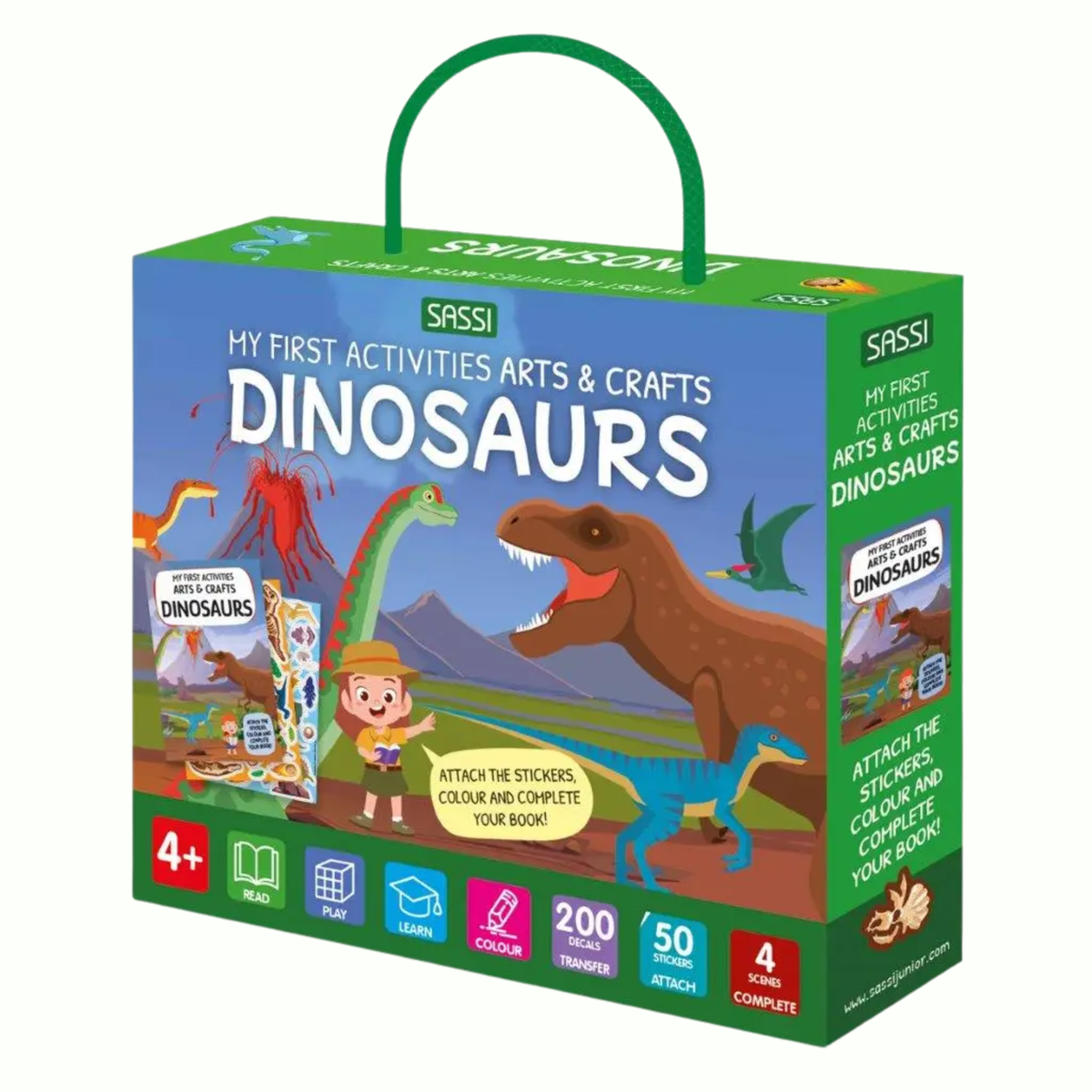 Dinosaurs Sticker & Activity Kit - Sassi Arts & Crafts