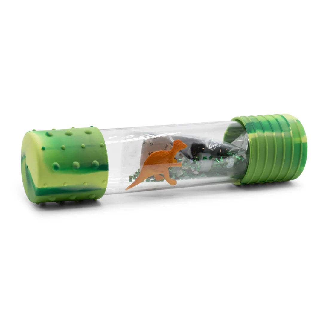 DIY Calm Down Bottle Dinosaur by Jellystone Designs for calming sensory and imaginative play