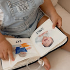 Baby's First Action Words Crinkle Sensory Book - Little Lamb Kind