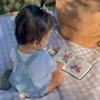 Baby's First Action Words Crinkle Sensory Book - Little Lamb Kind