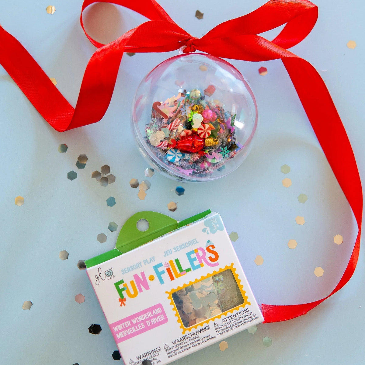 Winter Wonderland Glo Jar Fun Filler - Glo Pals