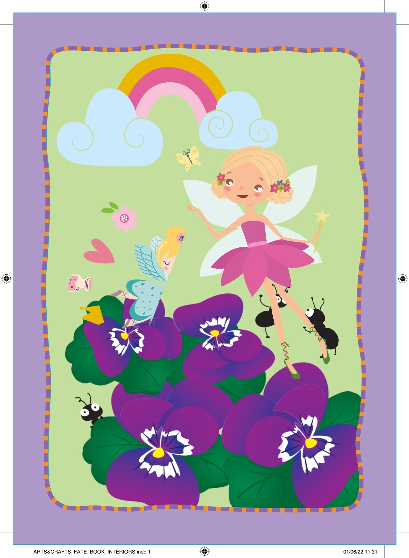 Fairy themed activity kit for children