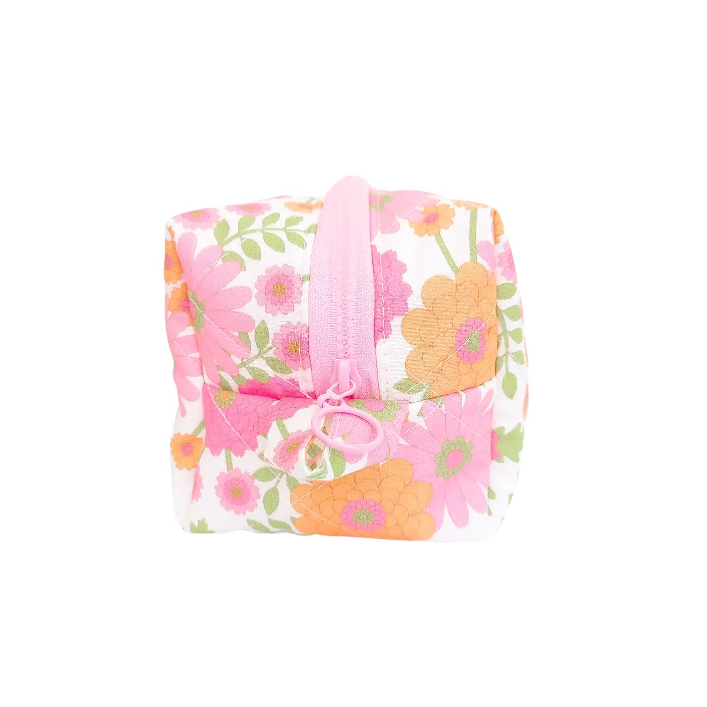 Quilted Makeup Bag | Vintage Floral