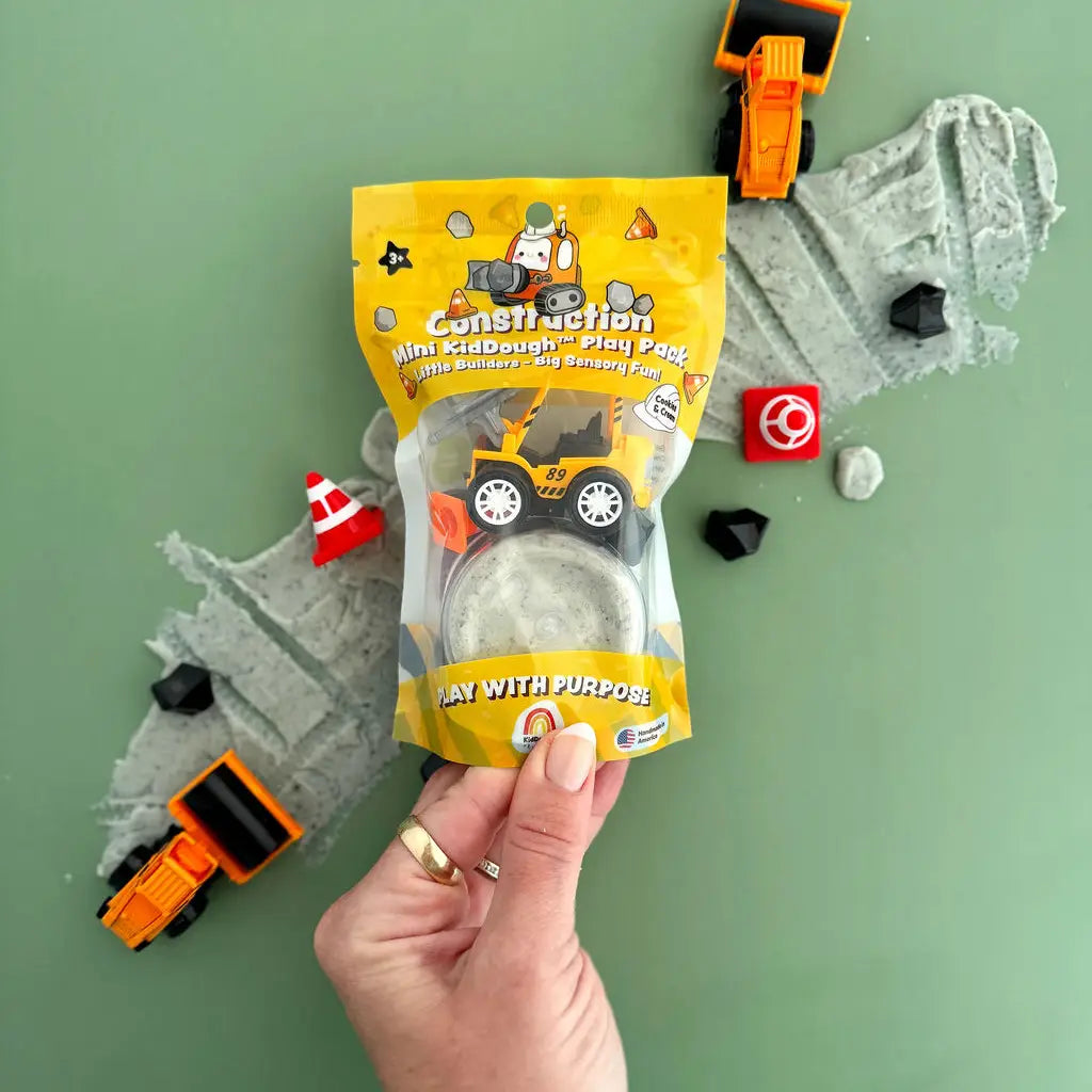 Construction Mini Playdough Kit - Earth Grown KidDoughs