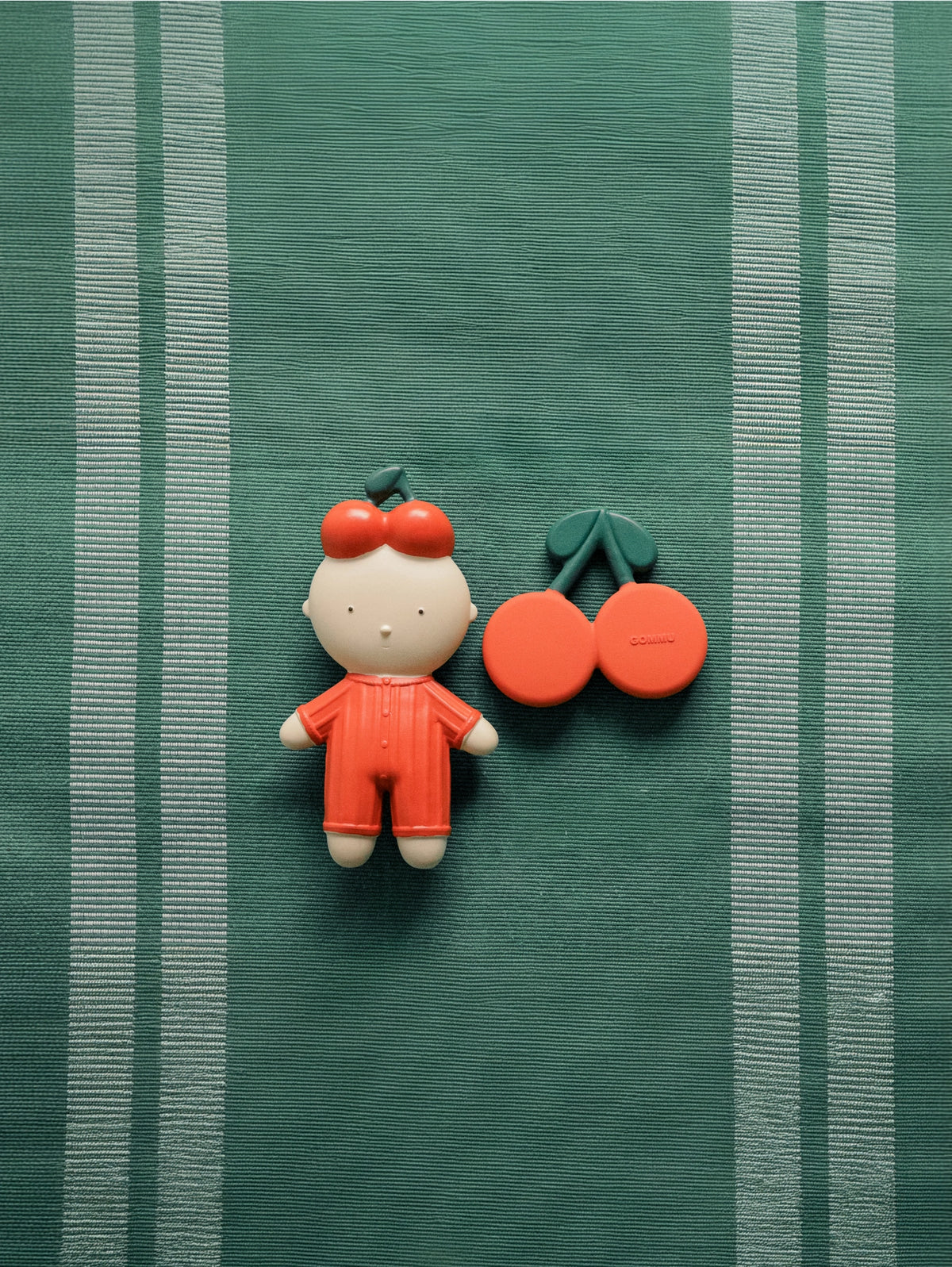 Cherries Natural Rubber Teether - We Are Gommu