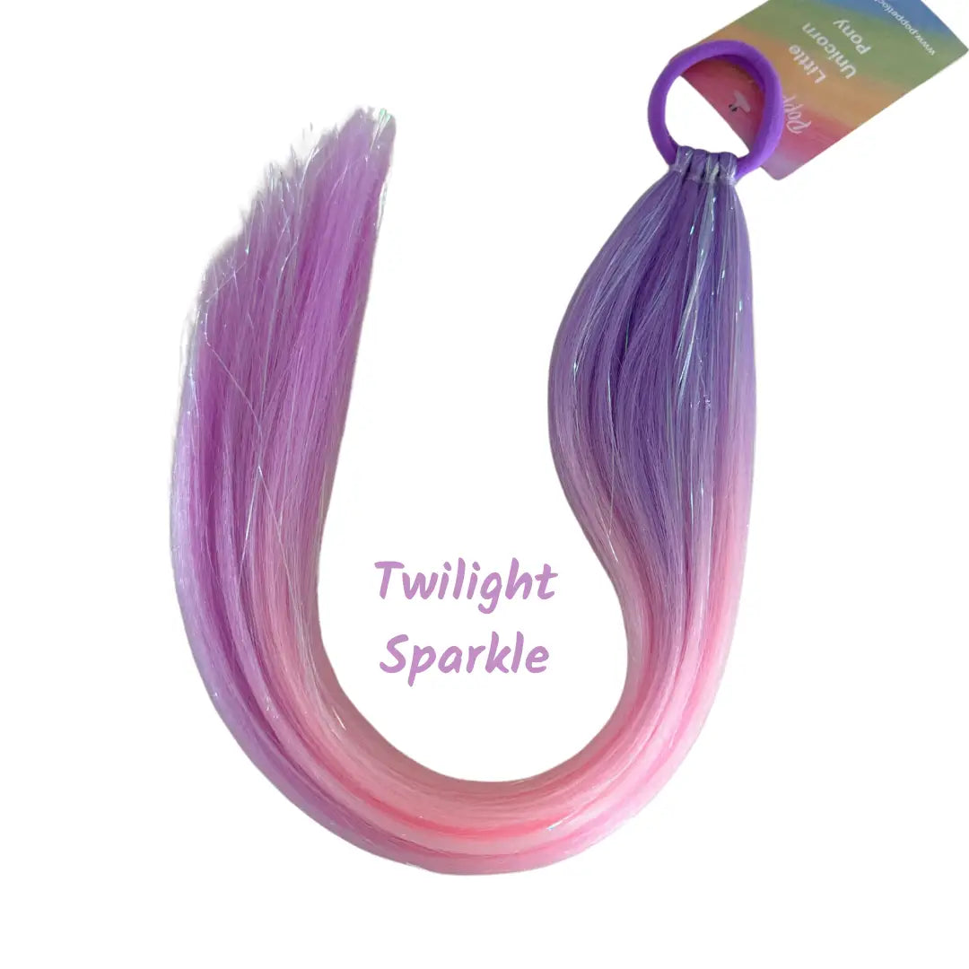 Straight Little Ponytail Extension | Twilight Sparkle | 16"