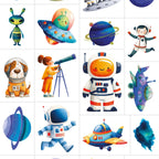 Space Temporary Tattoos - Sassi