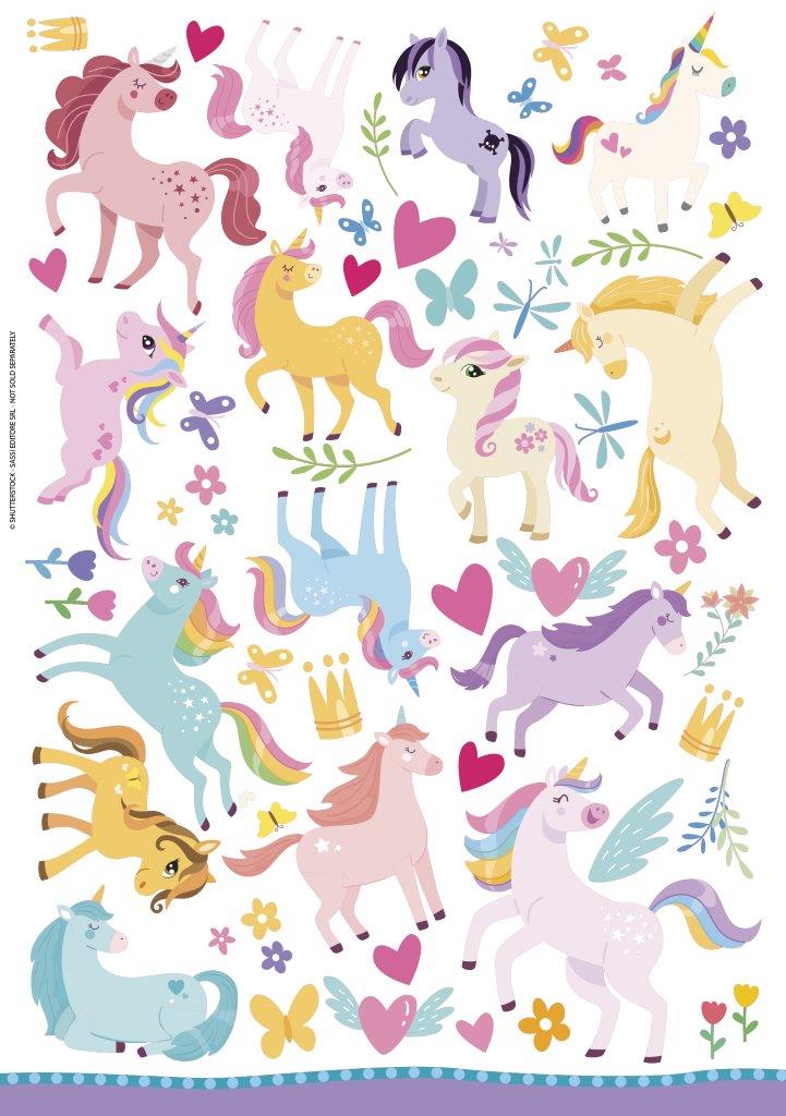 Unicorn craft and colouring activity set