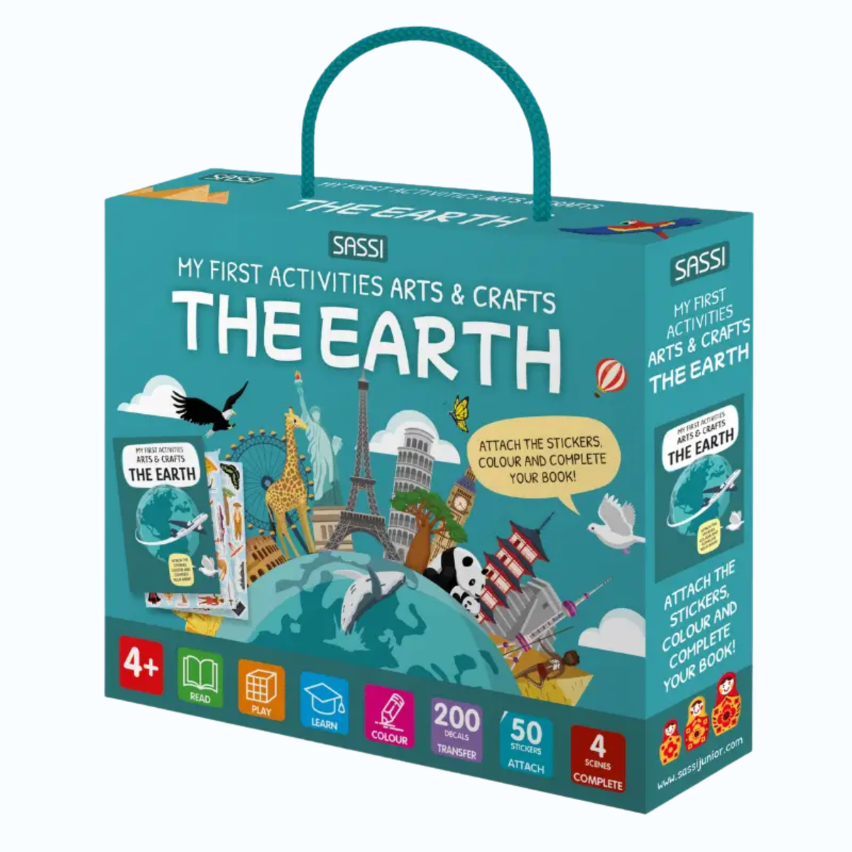 The Earth Sticker & Activity Kit - Sassi Arts & Crafts