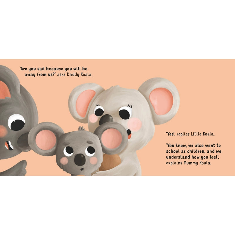 Board book about starting kindergarten and school routines