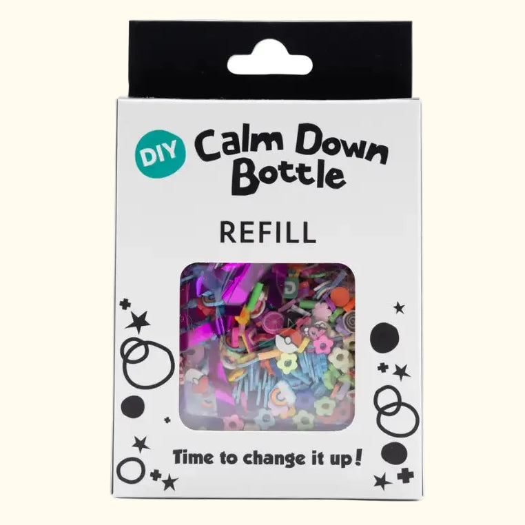 Rainbow DIY Calm Down Bottle Refill - Jellystone Designs