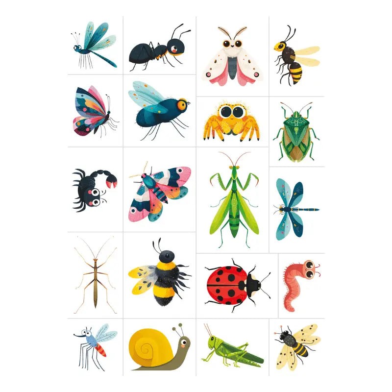 Bugs Temporary Tattoos - Sassi