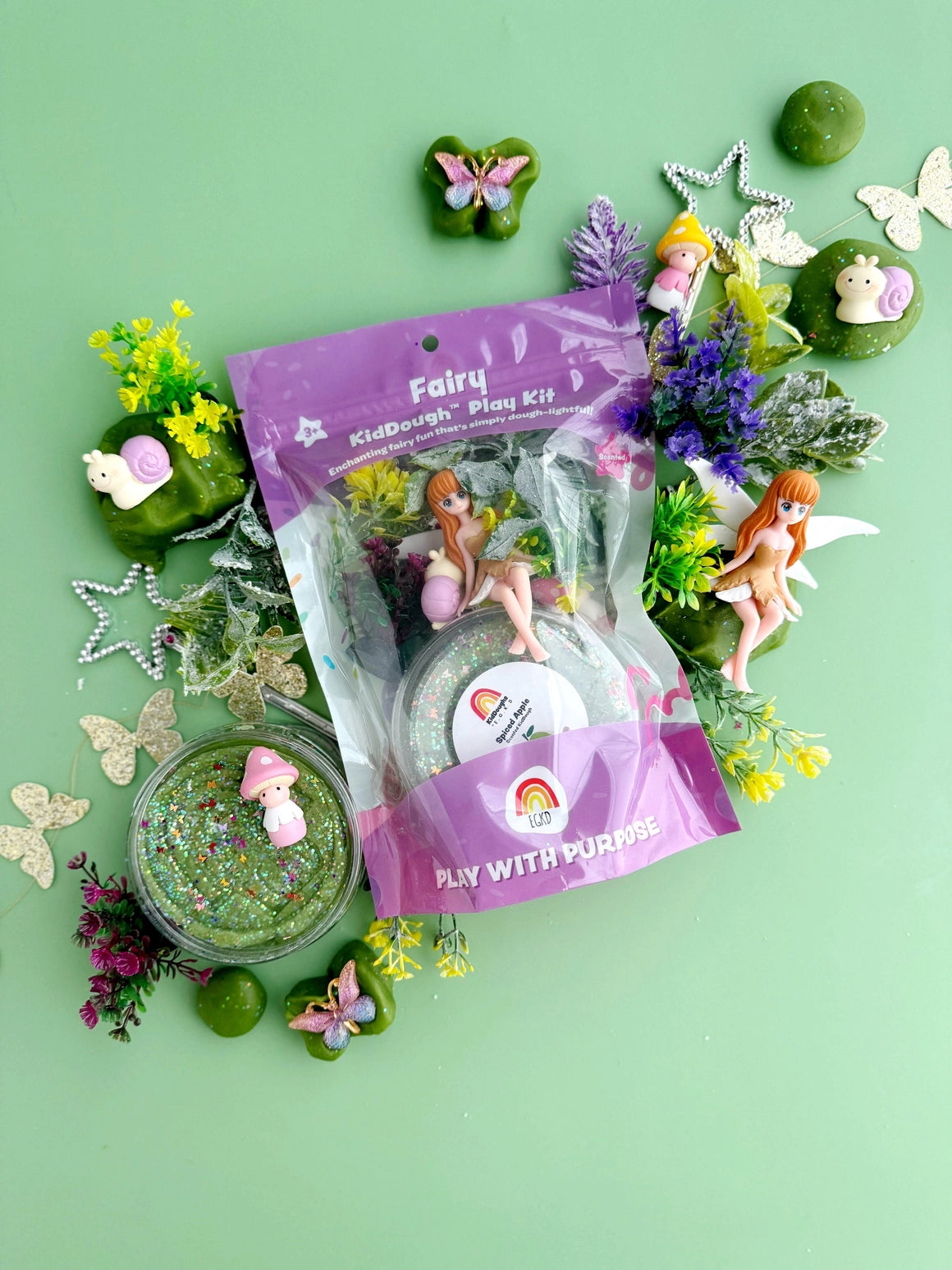 Fairy Sensory Playdough Kit - Earth Grown KidDoughs