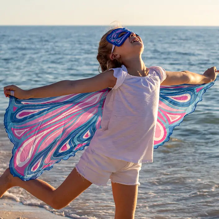 Fortune Fairy Wings & Mask Set - Dreamy Dress Ups