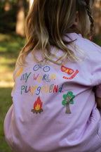 Lilac/Sugar REVERSIBLE 2-in-1 My World Tee - Lokal Folk