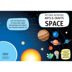Space themed arts and crafts activity set for children