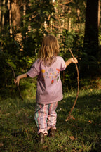 Lilac/Sugar REVERSIBLE 2-in-1 My World Tee - Lokal Folk